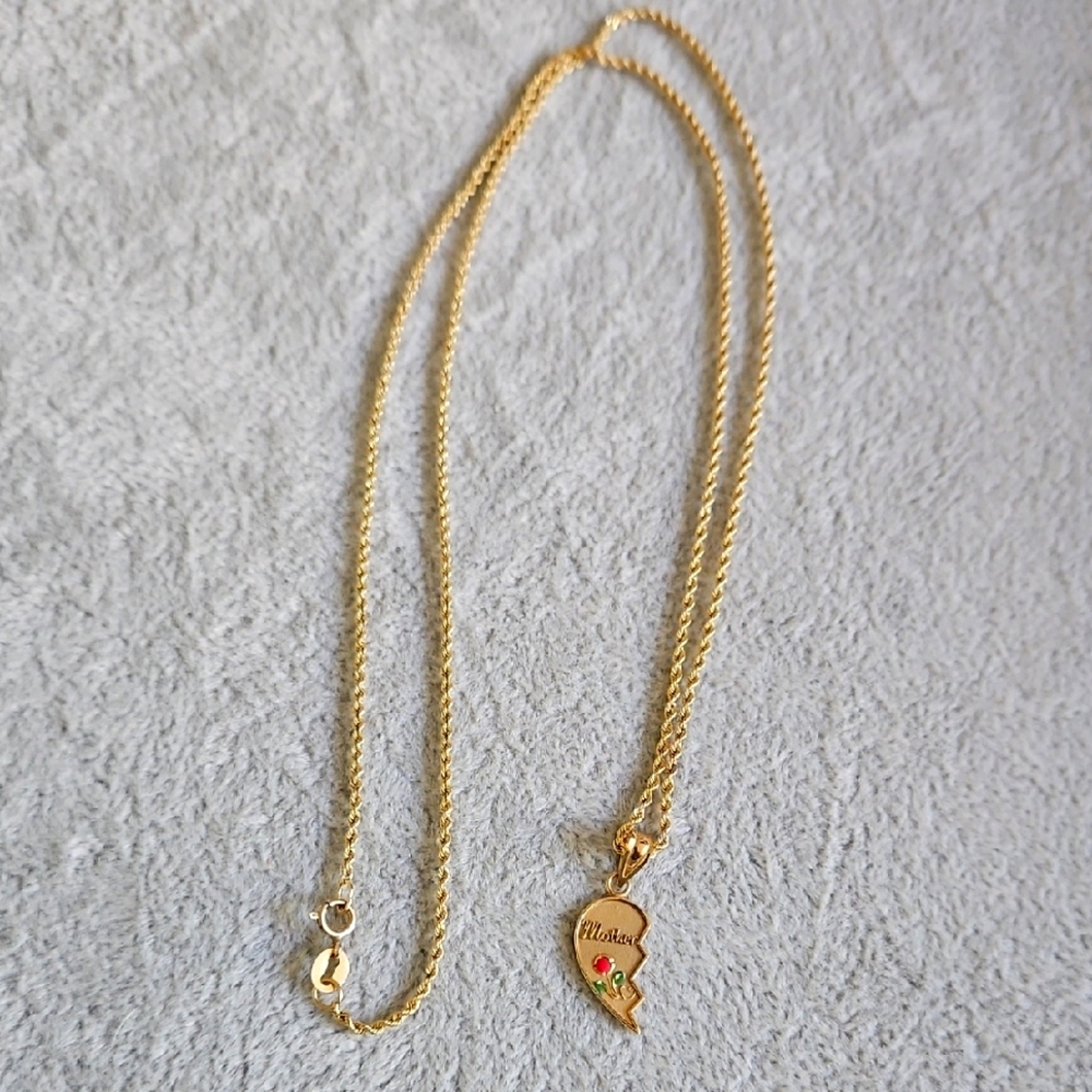 Mother 14k Gold Necklace